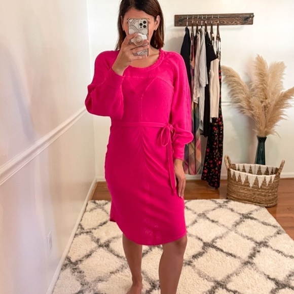 Isabel Marant Barbiecore Midi Dress S - Picture 2 of 13